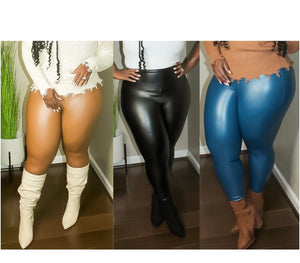 LIQUID LEGGINGS (camel)